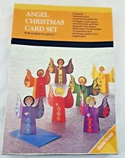Vintage Lillian Vernon Angel Christmas Card Craft Set Made in West Germany 