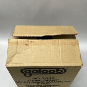 Galoob Nintendo Nes Game Genie Gold 7356 Master Case Display Original Box Only