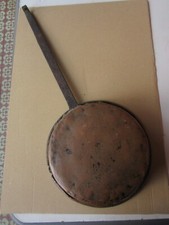Vecchia padella, pentola di Rame Stagnato Manico di Ferro 