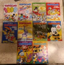 lotto fumetti topolino Prima Decina 1800 Completa Da 1800 A 1809