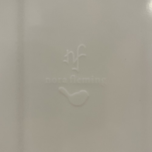 Nora Fleming Melamine Pearl Dot Serving Platter 13.5" Square Divided Dish - Picture 4 of 6