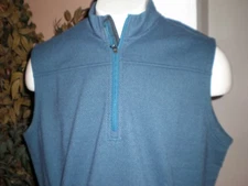 NWT ADIDAS CLIMAWARM SLEEVELESS 1/2 ZIP PERFORMANCE PULLOVER TOP SZ:XL 