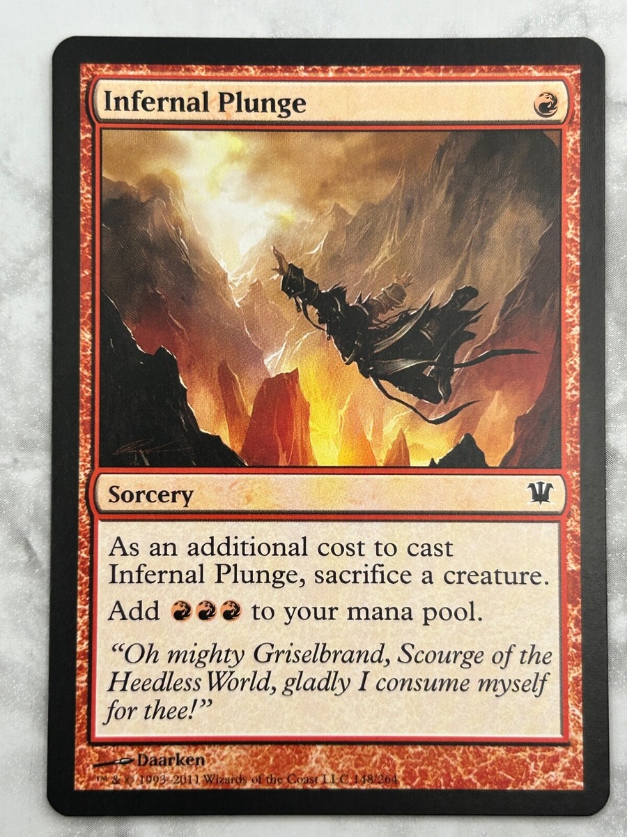 Infernal Plunge Innistrad - MTG Magic the Gathering - NM | eBay