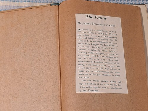 Vintage Book THE PRAIRIE James Fenimore Cooper Great Illustrated Classics 1954 - Picture 4 of 9