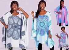 pick color top tunic poncho scarf set M L XL 1X 2X 4X art to wear beautiful 