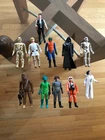 1970s Vintage Star Wars Action Figures Lot of 11 G.M.F.G.I. Hong Kong / Taiwan