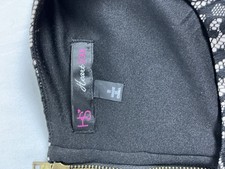 Heart Soul Black Beige Lace Fit & Flare Sleeveless Round Neck Short Dress S