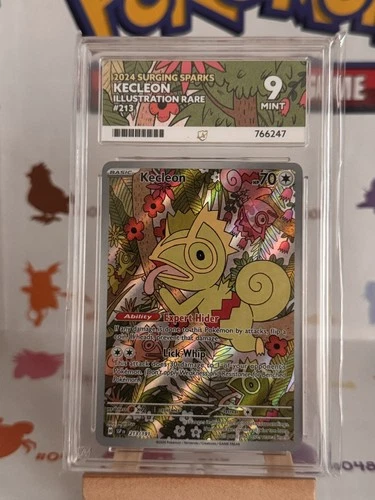 Pokémon TCG - Kecleon 213/191 - Surging Sparks - ACE 9 graded ace label