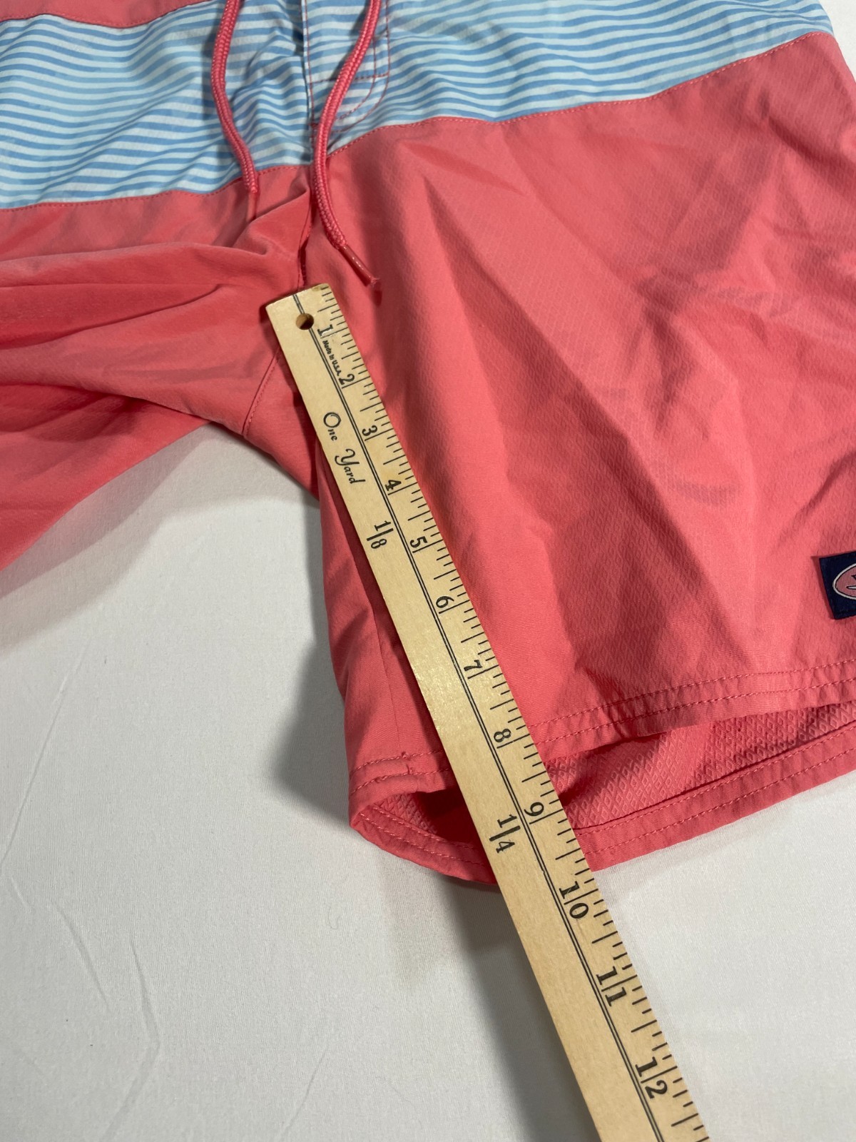 Vineyard Vines Solid Striped Swim Trunks Board Sh… - image 9