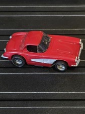 Tyco Classic 1960 Corvette Collector Edition 9024 Red/White Slot Car Vintage