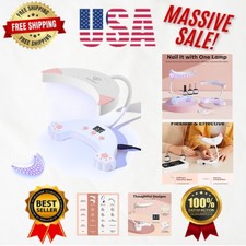 Versatile UV LED Nail Light with 48W Power, 3 Timers  Flexible Gooseneck Design