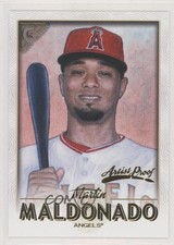 2018 Topps Gallery Artist Proof Martin Maldonado #80 y0i