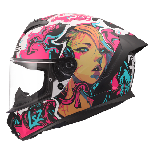 LS2 FF820 RAPID III (FF353) FULL FACE MOTORBIKE HELMET LYCANT ZOMBIE FLOW KAIJU - Picture 130 of 138