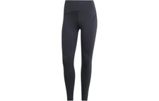adidas All Me Luxes 7/8 Leggings with Solid Color Logo and Elastic Waist