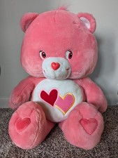 Vintage 2002 26" Care Bears Love-a-Lot Bear Plush