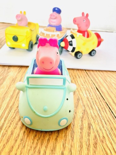 Lotto Veicoli Peppa Pig (4) 2 Vintage Molti Marchi Leggi Jazwares - Foto 4 di 12