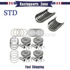 STD For 07-13 Toyota Camry RAV4 Scion tC Lexus 2AZFE Pistons Main Rod Bearings