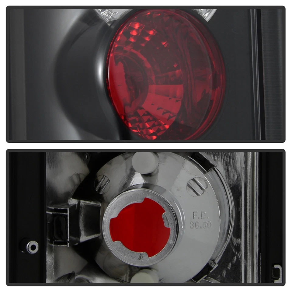 Spyder Auto 5002914 Euro Style Tail Light Set - Black For 2003-2005 Ford E-150 - Image 4 of 4