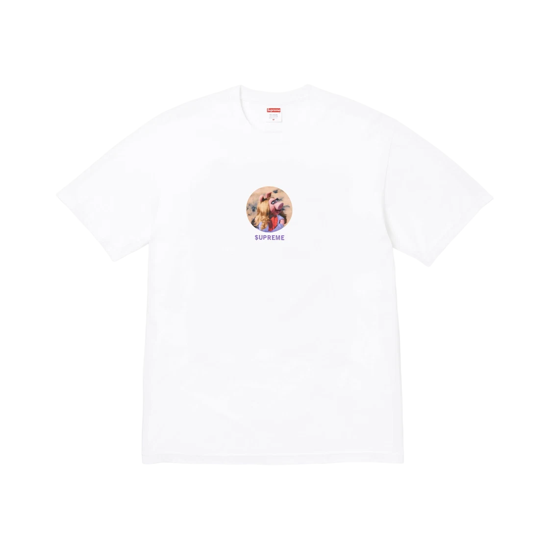 T shirt blanc Supreme Miss Piggy   24SS