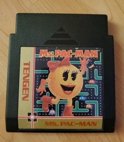 Ms. Pac Man Tengen  Nintendo NES 1990 ORIGINAL OWNER SALE 