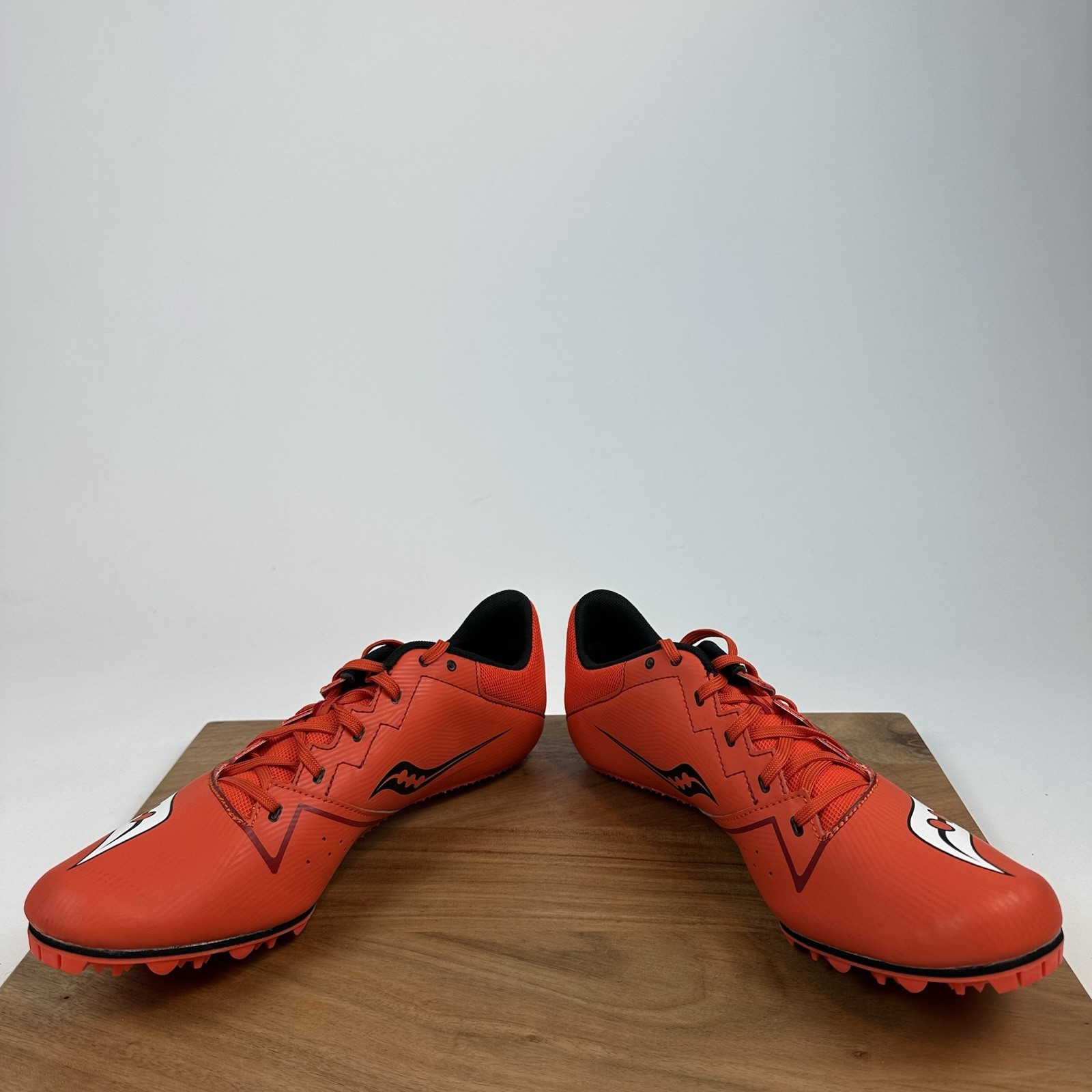 New Mens Saucony Spitfire Red Racing Track & Field Spiked Running Shoes Sz 12.5 thumbnail 5