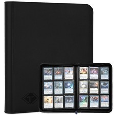 Zip MTG Card Binder with 432 Side Loading Pocket - fits TCG Baseball Football...
