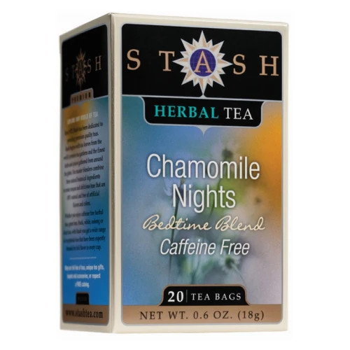 Chamomile Nights Caffeine Free 20 Count By Stash Tea
