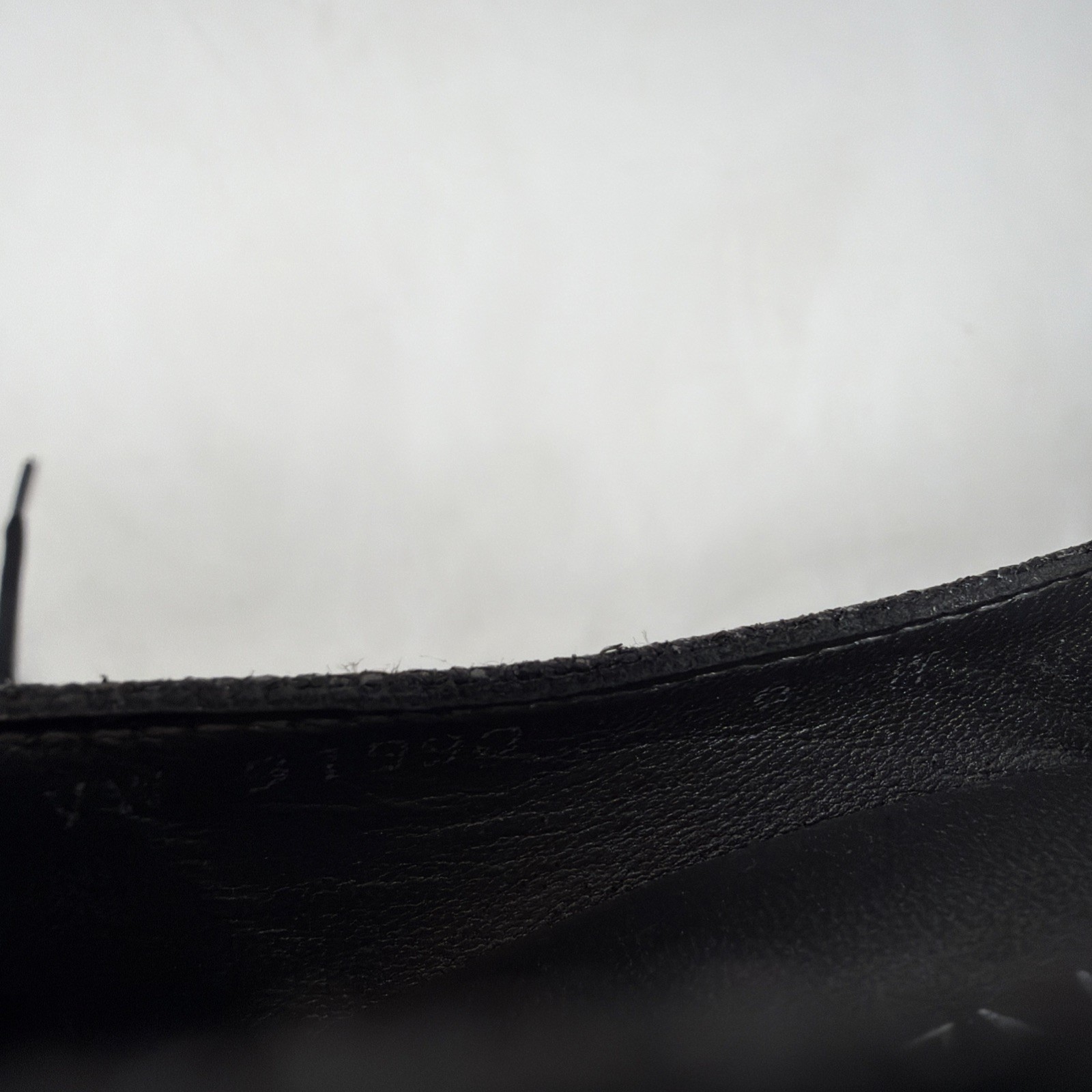 Stuart Weitzman Black Textured Open Peep Toe Heel… - image 6