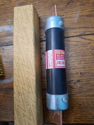 Fusetron FRS 100 FRS 100 100 Amp 600V Time Delay Current Limiting RK5 Fuse