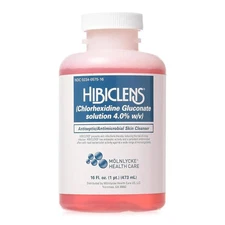 Molnlycke Health Care Hibiclens Liquid Antiseptic 16 Oz Includes Hand Pump 