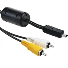 AV A/V Audio Video TV Cable Cord Lead for Pentax Optio Digital Camera I-AVC7 B