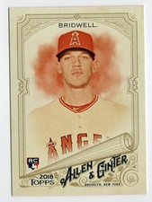Parker Bridwell 258 2018 Topps Allen & Ginter RC Rookie Los Angeles Angels Card