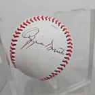 Tony Gwynn & Ozzie Smith Autographed signed Baseball with case