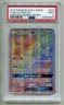 2019 POKEMON SUN & MOON UNBROKEN BONDS BLASTOISE GX 218/214 FA SECRET HOLO PSA 9