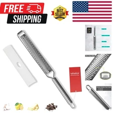 Versatile Grating Tool: Lemon Zester, Cheese Grater & More - 91g Compact Design