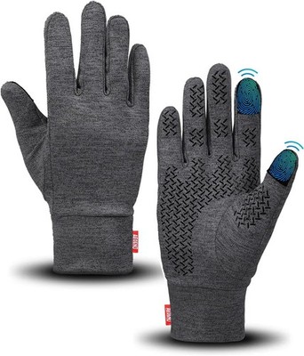 Lightweight Touchscreen Running Gloves for Men Women Non-Slip Glove Liners