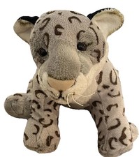 Rare Snow Leopard Plush Super Soft Stuffed Animal Toy 8  Excellent Cuddle Toy