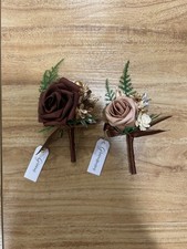 ling's moment artificial flower boutonnières 