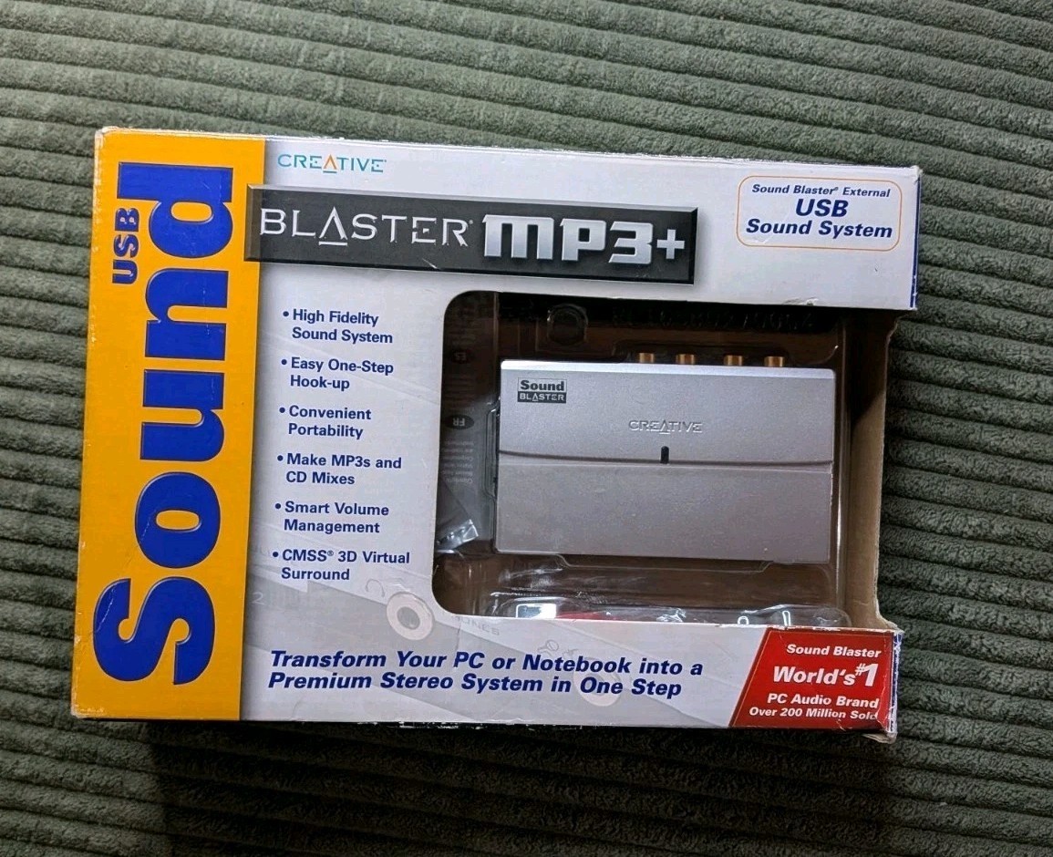 Creative Labs External Box Sound Blaster Model Number # SB0270 | eBay