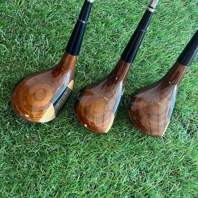 Spalding Dan Sikes Driver 3 & 4 Woods Steel Medium Flex Right Men's Vintage