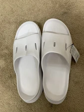 Hoka One One Ora Recovery Slide 3 1135061-WWH Sandals Men US12 Women US14 White