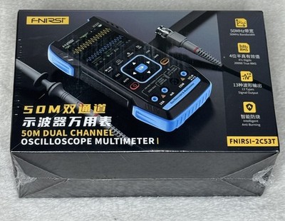 FNIRSI 2C53T 50Mhz Dual Handheld Oscilloscope + Multimeter + Signal Generator