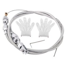 36" Braided Throttle Cable Kit, Compatible with 97-07 Chevrolet/Chevy 36 inch