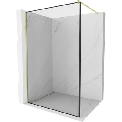 Mexen Kioto Duschwand 130x200cm Gold/Schwarz Design