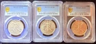 PCGS Walking Liberty 50c Lot: 1936-P AU53, 1946-P AU53, 1946-P AU50 - Silver