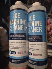 2 Pack Ice Machine Cleaner 16 fl oz, Nickel Safe Descaler - Essential Values