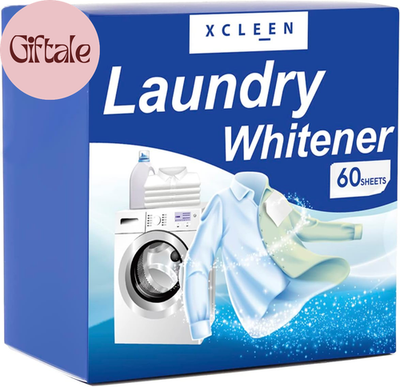 #ad Laundry Whitener Sheets 60 Count Chlorine Free Fragrance Free Bleach for White $19.13