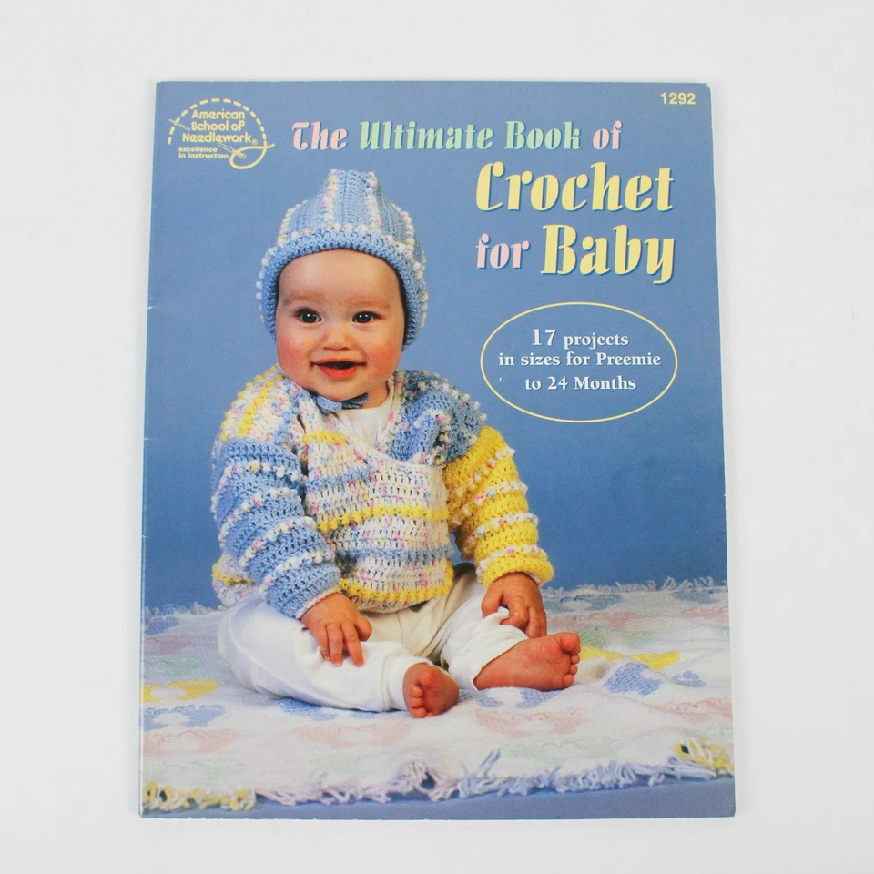 Lot of 2 American School of Needlework Crochet Books for Babies & Kids - Image 4 of 4