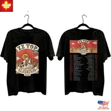 ZZ Top shirt, Elevation Tour 2025 tee, scheduler tour shirt, ZZ Top merch, rock