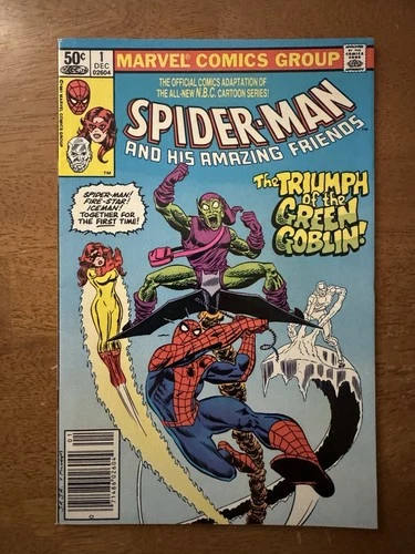 Spider-Man and His Amazing Friends (1981) Newsstand 1st App FIRESTAR VF/NM